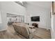 Open-concept living room with high ceilings and natural light at 2449 Campton Loop, Conway, SC 29527