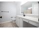 Bathroom featuring a vanity with quartz countertop and black hardware at 260 Barclay Dr., Myrtle Beach, SC 29579