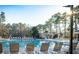 Bright and inviting community pool with plenty of lounge chairs and shaded areas at 260 Barclay Dr., Myrtle Beach, SC 29579