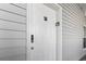 Up-close picture of the front door featuring a coded lock and unit number 109 at 3401 N Ocean Blvd. # 109, North Myrtle Beach, SC 29582