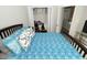 Bright bedroom with closet access and a calming blue decor at 3491 Alexandria Ave., Myrtle Beach, SC 29577