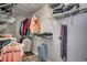 Walk-in closet with ample storage, wire shelving, and clothing racks for organized storage at 4225 Rivergate Ln., Little River, SC 29566