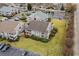Aerial view of complex with well-manicured landscaping and parking areas at 4709 Cobblestone Dr. # F5, Myrtle Beach, SC 29577