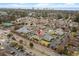 Aerial view showing the community, its proximity to the ocean, and the cityscape at 4709 Cobblestone Dr. # F5, Myrtle Beach, SC 29577