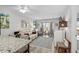 Bright living area with view from kitchen, featuring modern decor and plenty of natural light at 4709 Cobblestone Dr. # F5, Myrtle Beach, SC 29577