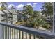 Enjoy views of the meticulously maintained backyard from your private balcony at 5905 South Kings Hwy. # 4309, Myrtle Beach, SC 29575