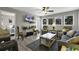 Inviting living room with modern decor, comfortable seating, and a view of the bedroom, ideal for entertaining guests at 5905 South Kings Hwy. # 4309, Myrtle Beach, SC 29575