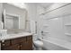 Bathroom featuring a tub, shower, and sleek fixtures at 6614 Torino Lane, Myrtle Beach, SC 29572