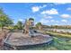 Community playground with a slide and other play structures, perfect for Gathering fun at 801 San Marco Ct. # C, Myrtle Beach, SC 29579