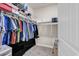 Spacious walk-in closet features ample shelving and hanging space for organized storage at 801 San Marco Ct. # C, Myrtle Beach, SC 29579