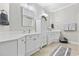 Bathroom with double sinks, vanity, and a neutral color scheme at 805 Sunswept Ct. # 102, Murrells Inlet, SC 29576