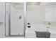 Bathroom featuring a soaking tub and a separate glass enclosed shower at 805 Sunswept Ct. # 102, Murrells Inlet, SC 29576