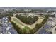Aerial shot showcasing the golf course surrounded by lush greenery at 805 Sunswept Ct. # 102, Murrells Inlet, SC 29576