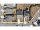 Aerial view of a residential home with a large lawn, driveway, and nearby community amenities at 834 Summer Starling Pl., Myrtle Beach, SC 29577