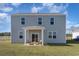 Backyard with a covered patio featuring a seating area for outdoor entertaining at 149 Leyland Cypress Dr, Conway, SC 29527