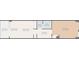 Condo floor plan showcasing layout of living room, kitchen, and bedroom at 200 76Th Ave. N # 510, Myrtle Beach, SC 29572