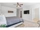 Bright main bedroom with flat screen TV at 2557 Pete Dye Dr. # 403, North Myrtle Beach, SC 29582