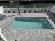 Inviting backyard pool surrounded by pavers and a white fence, perfect for relaxation and entertainment at 328 46Th Ave. N, North Myrtle Beach, SC 29582