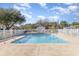 Inviting community pool with clear water and a secure fence, perfect for relaxation and recreation at 3555 Highway 544 # 17F, Conway, SC 29526