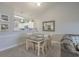 Cozy dining area next to the kitchen and living room at 4179 Hibiscus Dr. # 303, Little River, SC 29566