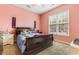 Cozy bedroom with a large window and neutral carpet at 470 Springlake Dr., Myrtle Beach, SC 29579