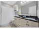 Bathroom with double sink vanity and shower/tub combo at 4865 Luster Leaf Circle # 304, Myrtle Beach, SC 29577