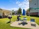 Outdoor dining area features a grill and seating perfect for picnics at 4865 Luster Leaf Circle # 304, Myrtle Beach, SC 29577