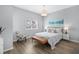 Comfortable bedroom featuring a bright window, stylish decor, and contemporary furnishings at 6001- 1084 S Kings Highway, Myrtle Beach, SC 29575