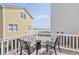 Comfortable deck chairs offer a peaceful spot to enjoy partial ocean views in this charming beachside setting at 6001- 1084 S Kings Highway, Myrtle Beach, SC 29575