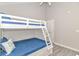 Charming bunkbed bedroom with a ceiling fan and wood style flooring at 6001-1383 S Kings Hwy., Myrtle Beach, SC 29575