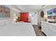 Bright primary bedroom with white furnishings, and a view at 6804 N Ocean Blvd. # 1623, Myrtle Beach, SC 29572