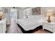 Bright bedroom features beach-themed decor and scenic views at 6804 N Ocean Blvd. # 1623, Myrtle Beach, SC 29572
