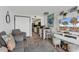 Living room with views into the eat-in kitchen at 6804 N Ocean Blvd. # 1623, Myrtle Beach, SC 29572
