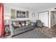 Living room with shiplap walls and views of the ocean at 6804 N Ocean Blvd. # 1623, Myrtle Beach, SC 29572