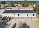 Aerial view of a single story home with traditional architecture and an unfinished yard at 1455 Francis Marion Dr., Georgetown, SC 29440
