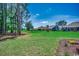 Expansive backyard featuring lush green grass, mature trees, and well-maintained landscaping at 1007 Brood Ct., Conway, SC 29526