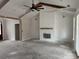 Spacious living room with fireplace and exposed wood beams at 1007 Brood Ct., Conway, SC 29526