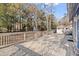 View of the wooden deck in the backyard of the home with a grill and outdoor furniture at 109 Clemson Rd., Conway, SC 29526