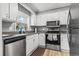 Bright kitchen featuring stainless steel appliances, granite countertops, and ample natural light at 109 Clemson Rd., Conway, SC 29526