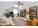 Cozy living room with hardwood floors and built-in shelving at 1110 Links Rd., Myrtle Beach, SC 29575