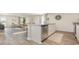 Open-concept kitchen with stainless steel appliances, granite countertops, and views of the living room at 153 Leyland Cypress Dr, Conway, SC 29527