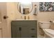 Well-lit bathroom with a modern vanity, sleek hardware, and neutral colors at 1668 Greenridge Dr., Conway, SC 29526