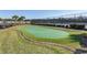 Enjoy outdoor activities with this putting green, close to the water, the tennis court, and residential buildings at 1668 Greenridge Dr., Conway, SC 29526