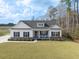 Charming single-Gathering home featuring an American flag, manicured lawn, and classic design at 250 Ole Maple St., Loris, SC 29569