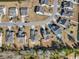 Aerial view of the property showcasing the house and surrounding neighborhood at 263 Burchwood Ln., Myrtle Beach, SC 29588