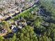 Aerial view of property and the surrounding golf course and winding waterway at 270 Georgetown Dr., Pawleys Island, SC 29585