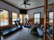 Bright exercise room featuring treadmills and stationary bikes at 3108 Robins Nest Way, Myrtle Beach, SC 29579