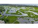 Breathtaking aerial view of winding waterways and marshland at 322 Crooked Oak Dr., Pawleys Island, SC 29585