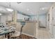 Open concept dining area with view to the kitchen at 677 Wilshire Ln. # 677, Murrells Inlet, SC 29576