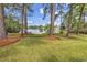 Relax in the backyard hammock and admire the lake views at 8234 Timber Ridge Rd., Conway, SC 29526